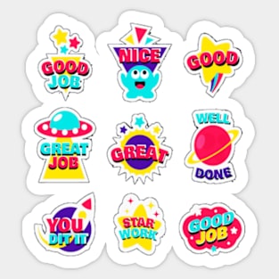 Confetti Positive Sayings Sticker pack Sticker